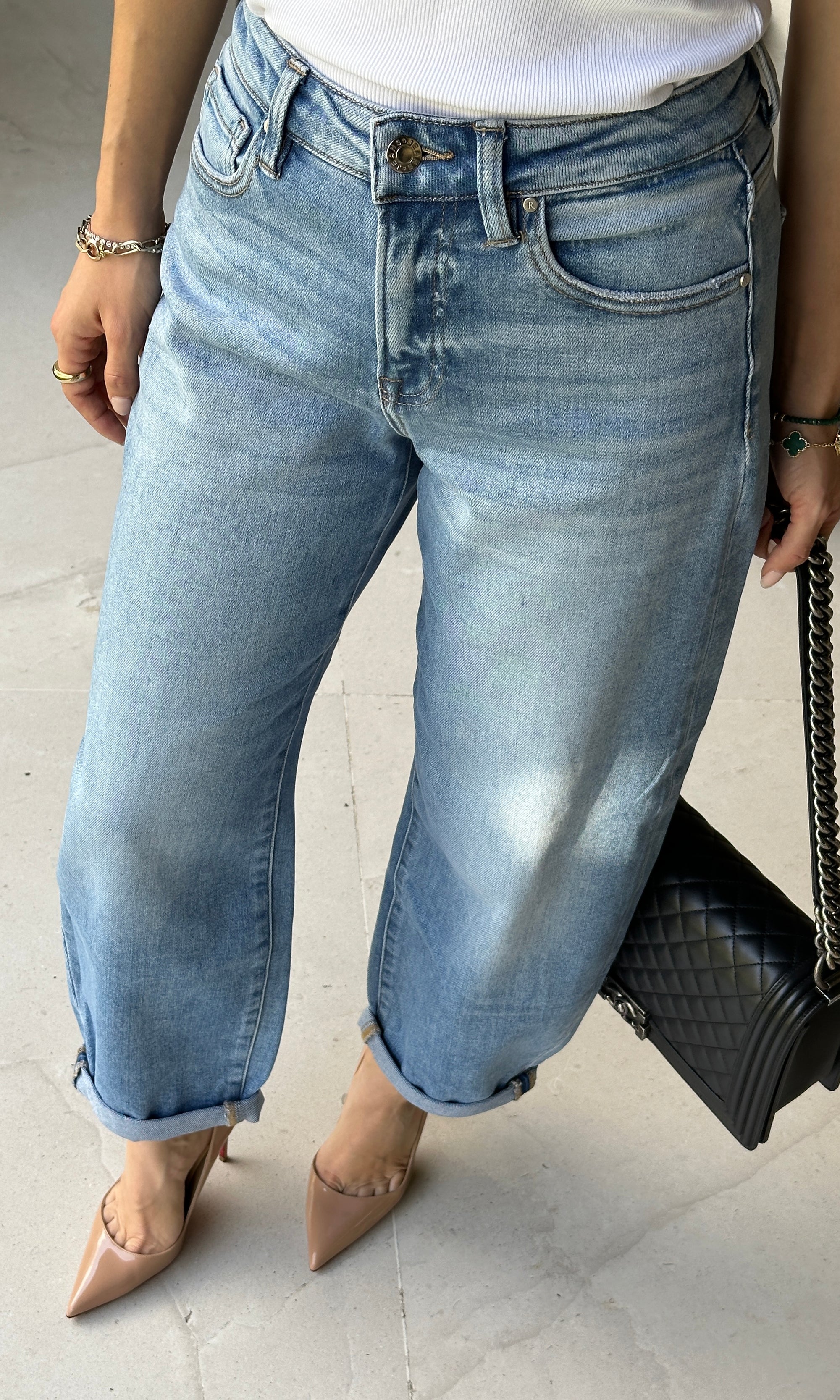 The Riley Barrel jeans