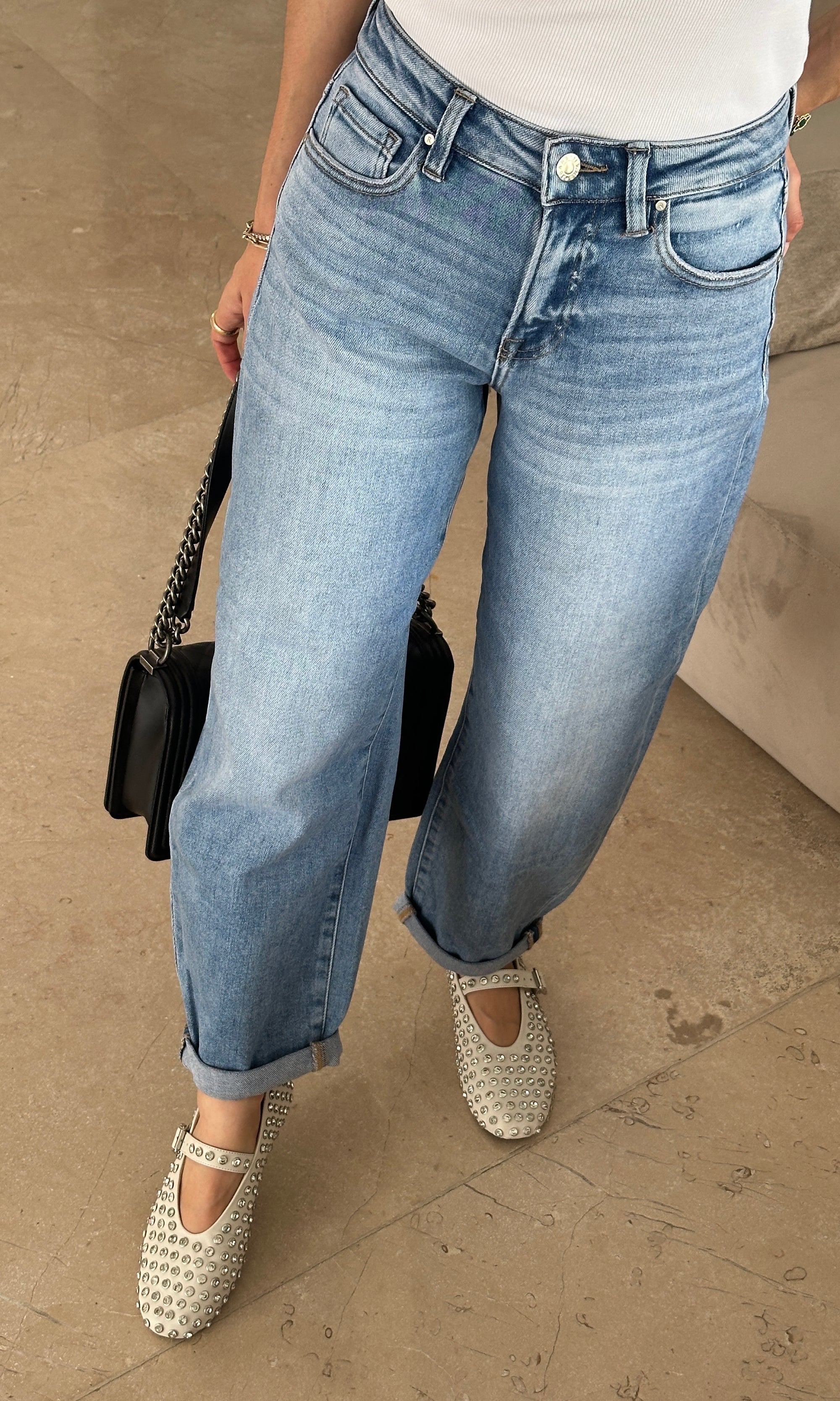 The Riley Barrel jeans