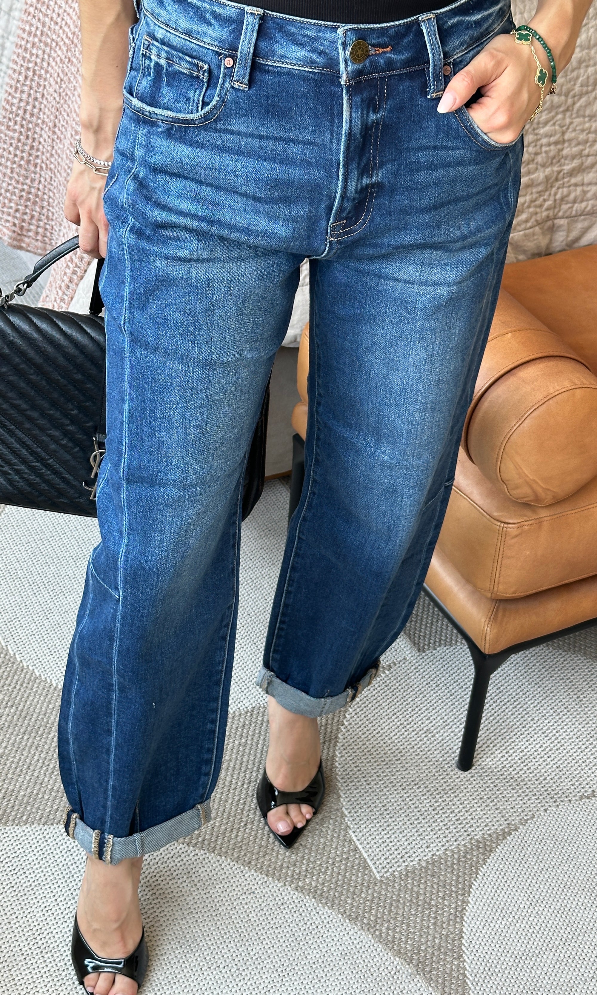 The Ren Barrel jeans