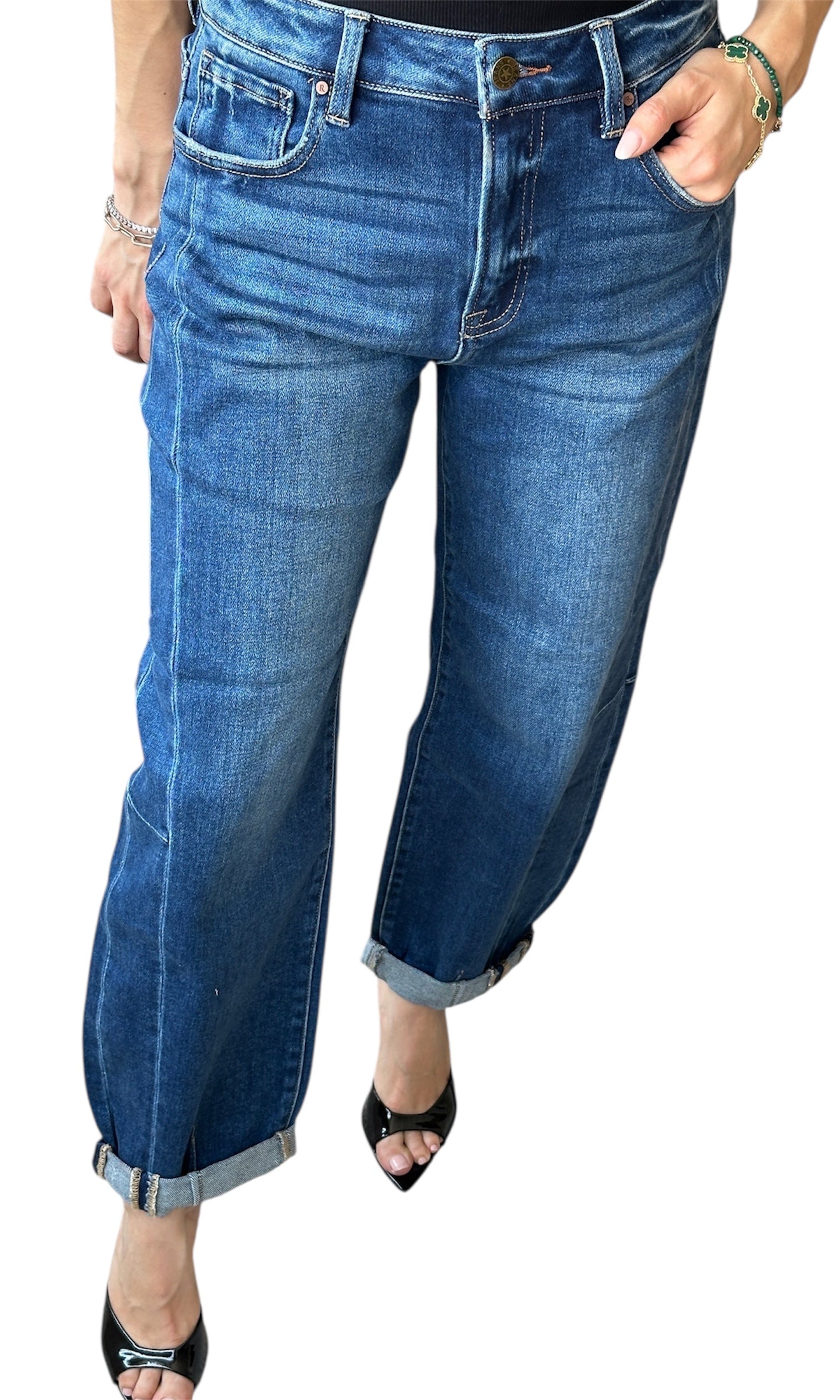 The Ren Barrel jeans