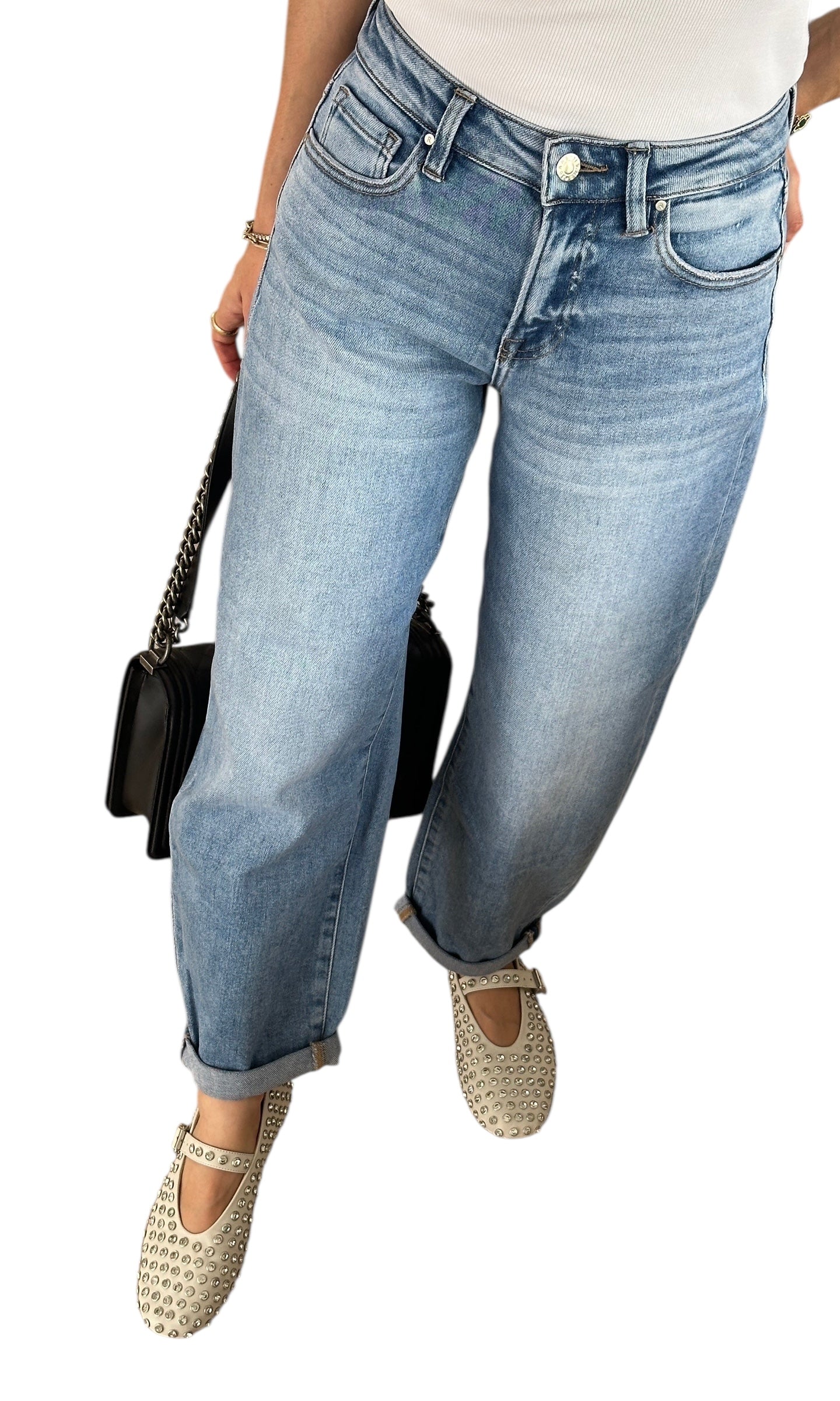 The Riley Barrel jeans